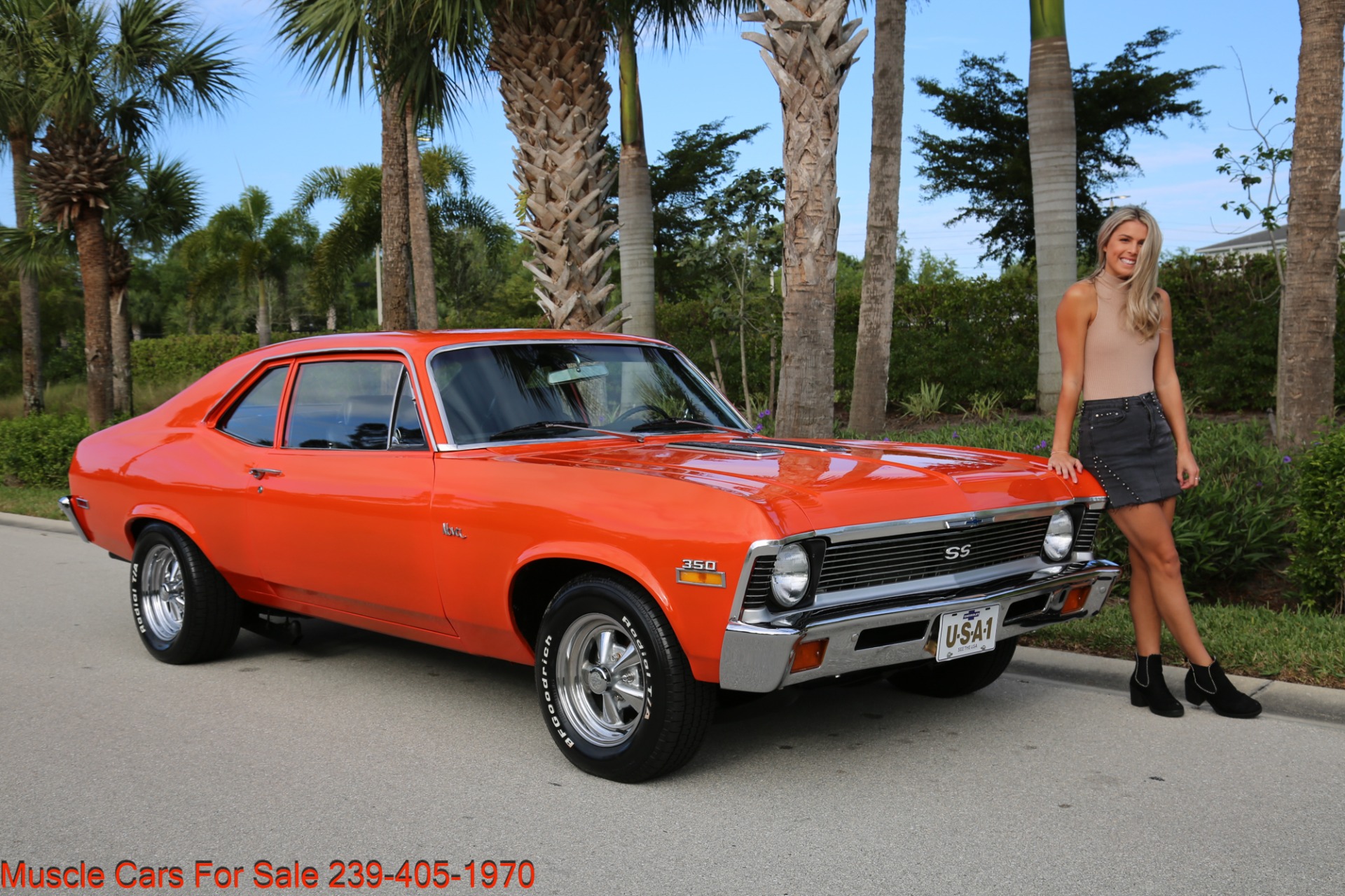 Used 1972 Chevrolet Nova SS 4 Speed Manual 12 bolt Rear for sale Sold at Muscle Cars for Sale Inc. in Fort Myers FL 33912 2