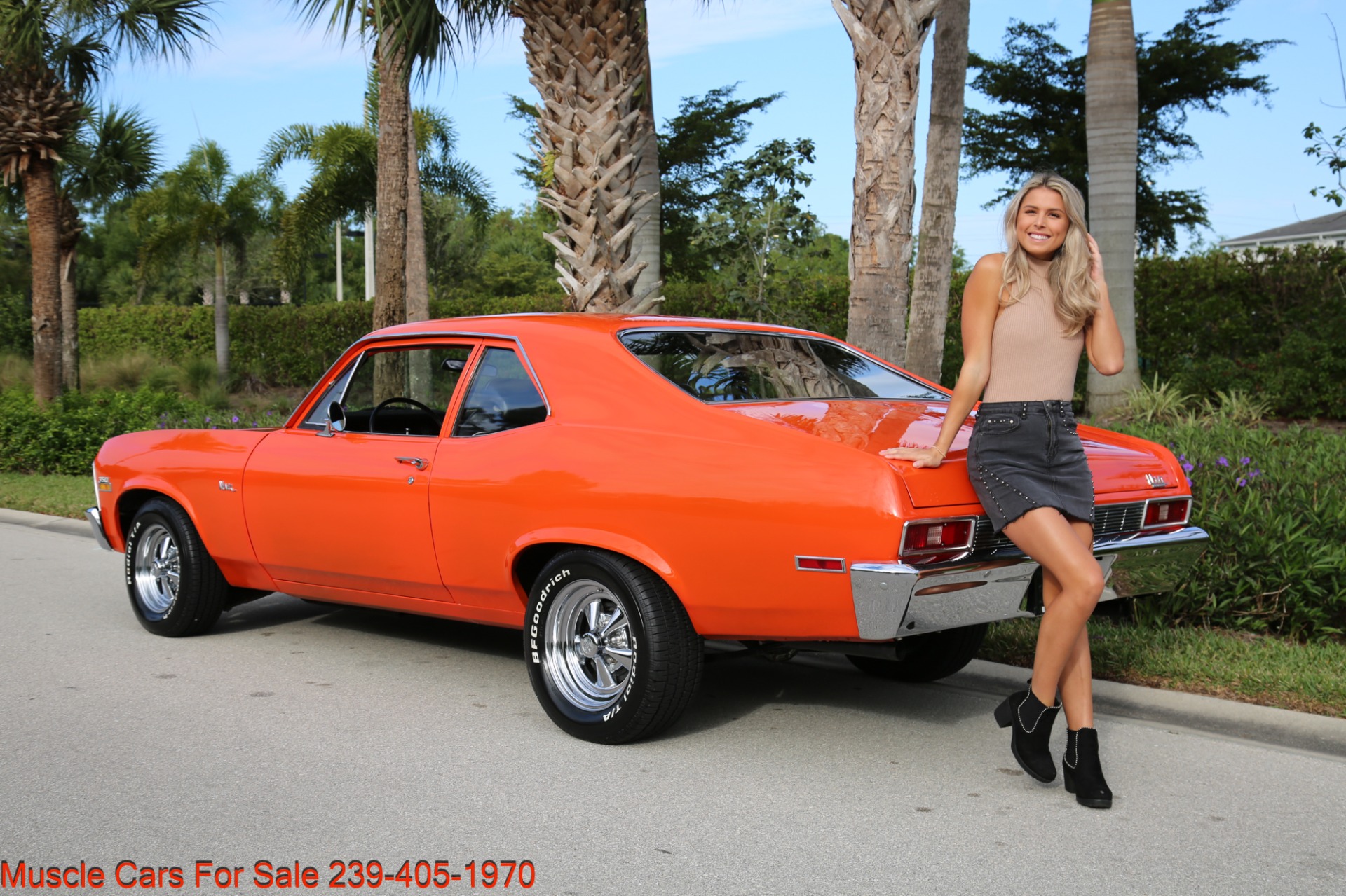Used 1972 Chevrolet Nova SS 4 Speed Manual 12 bolt Rear for sale Sold at Muscle Cars for Sale Inc. in Fort Myers FL 33912 5