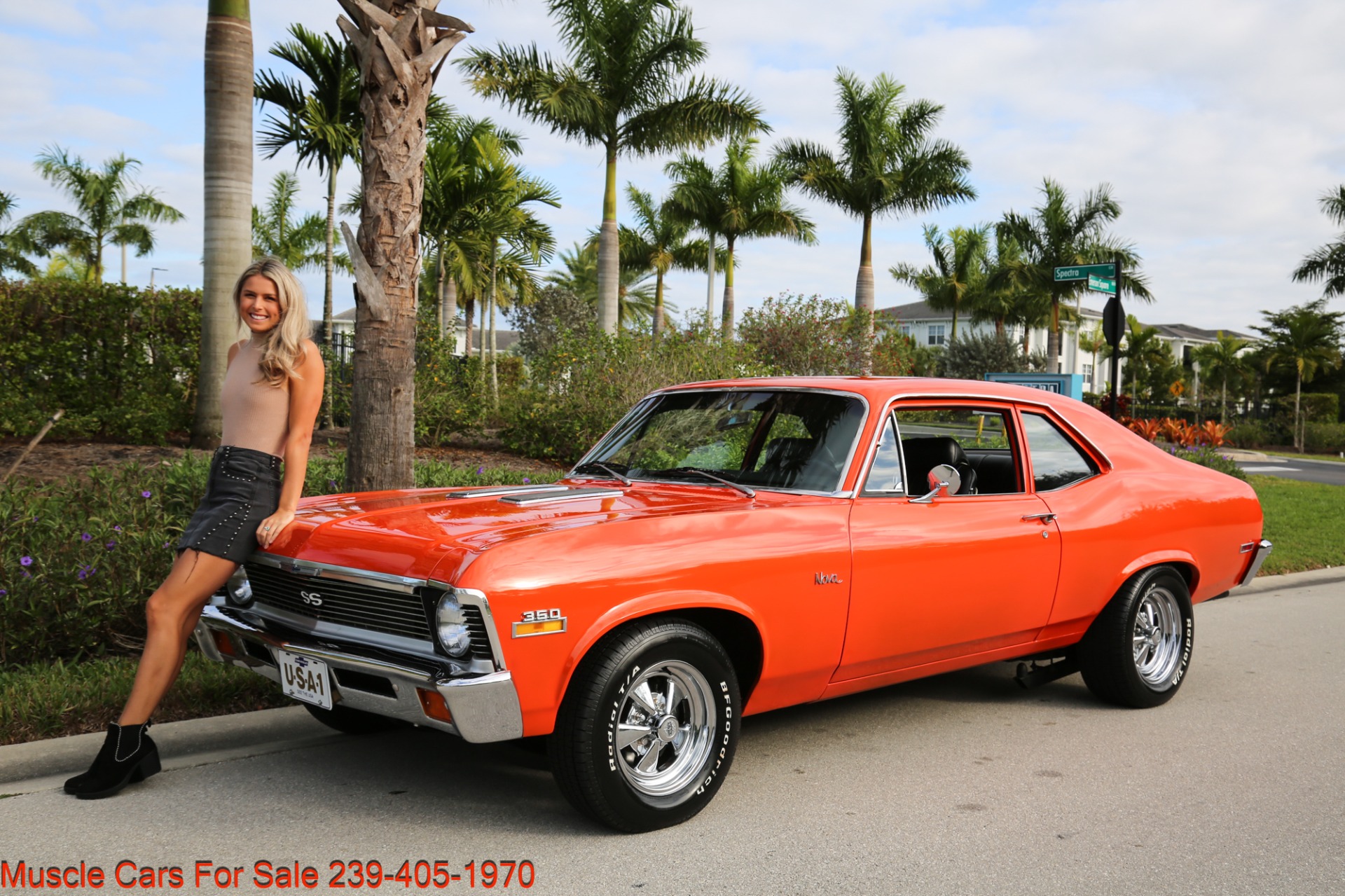 Used 1972 Chevrolet Nova SS 4 Speed Manual 12 bolt Rear for sale Sold at Muscle Cars for Sale Inc. in Fort Myers FL 33912 1