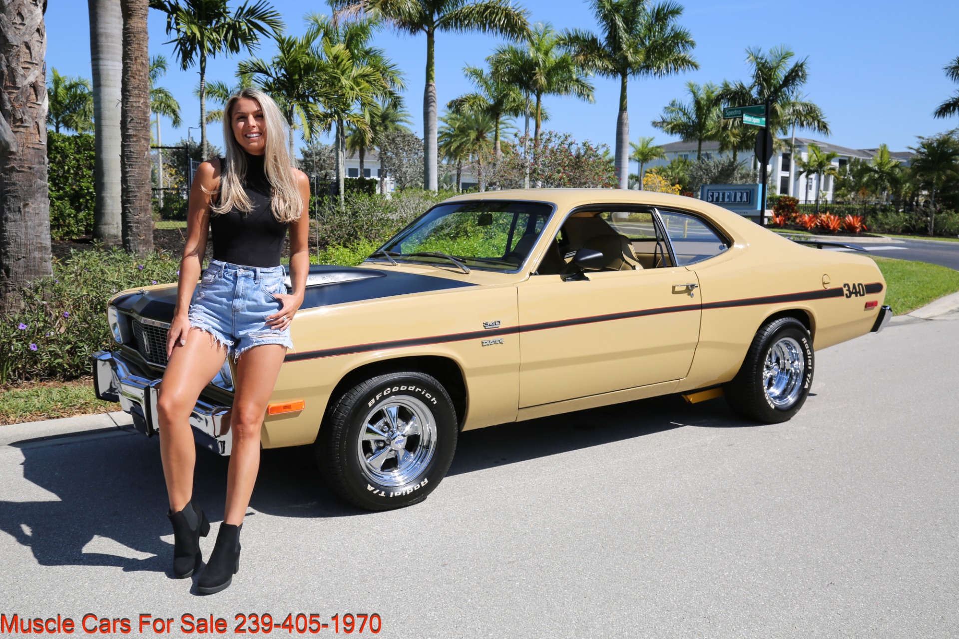 Used 1975 Plymouth Duster 340 4 Speed Manual for sale Sold at Muscle Cars for Sale Inc. in Fort Myers FL 33912 4
