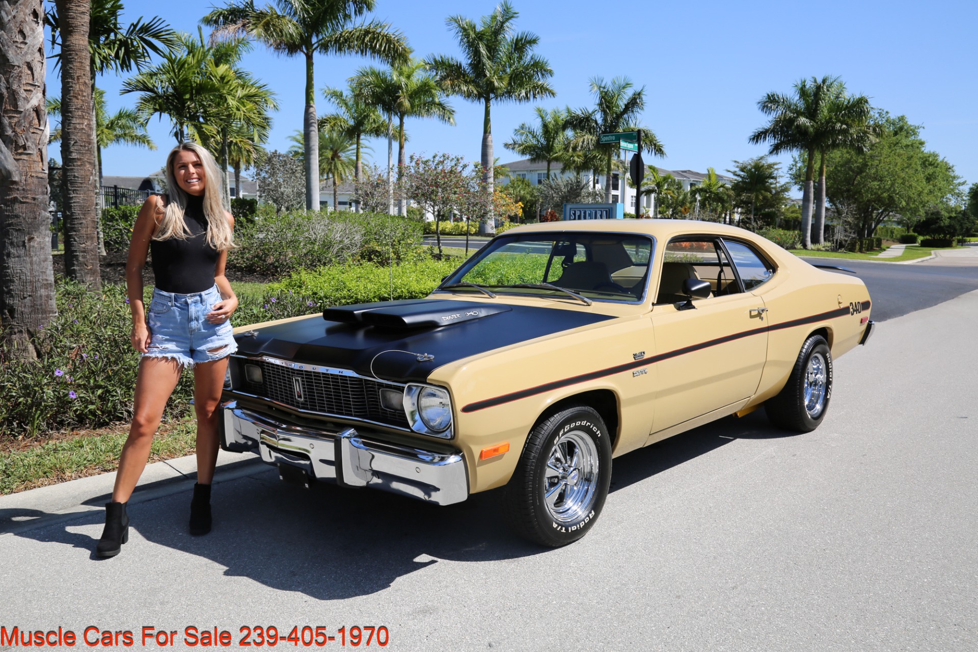 Used 1975 Plymouth Duster 340 4 Speed Manual for sale Sold at Muscle Cars for Sale Inc. in Fort Myers FL 33912 1