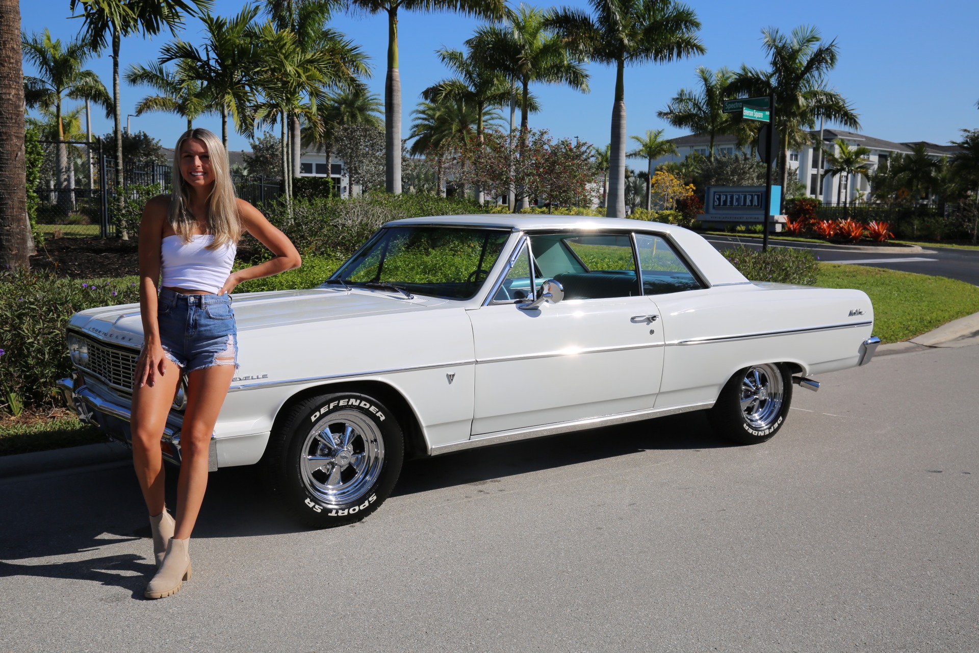 Used 1964 Chevrolet Chevelle Malibu V8 ZZ383 Engine 5 speed Manual Tremic for sale Sold at Muscle Cars for Sale Inc. in Fort Myers FL 33912 3