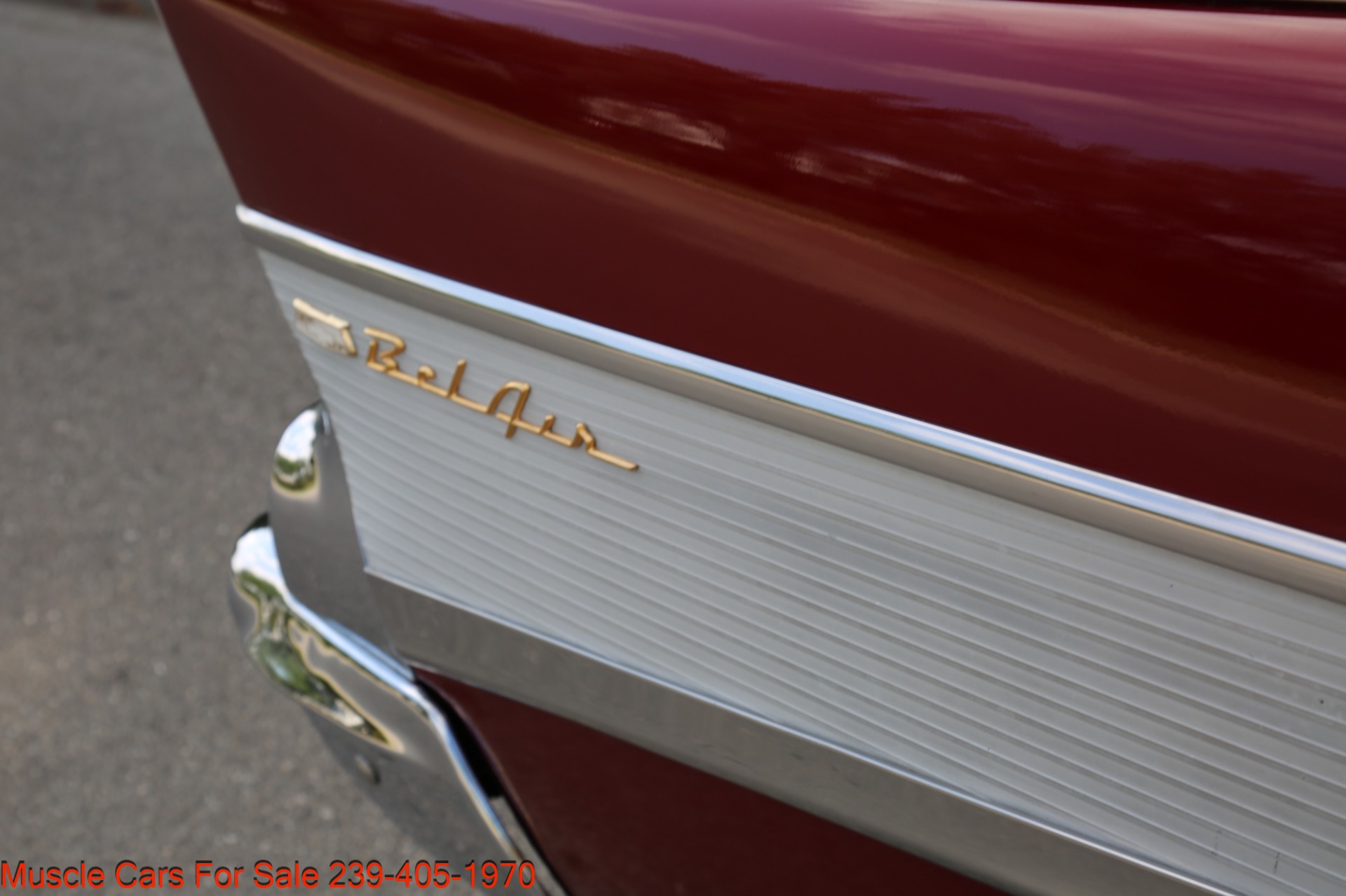 Used 1957 Chevrolet Belair 2 Dr V8 4 speed auto AC for sale Sold at Muscle Cars for Sale Inc. in Fort Myers FL 33912 7