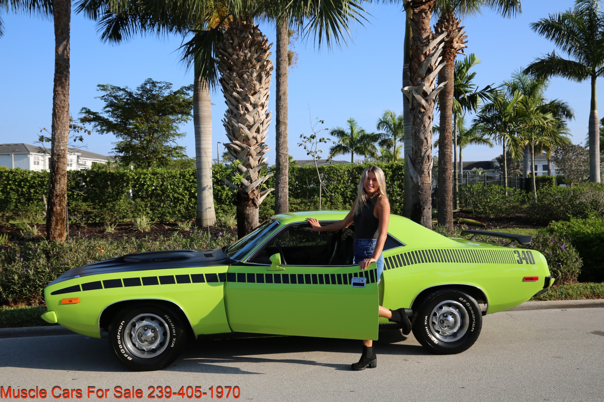 Used 1973 Plymouth Cuda 340 4 Speed for sale Sold at Muscle Cars for Sale Inc. in Fort Myers FL 33912 5
