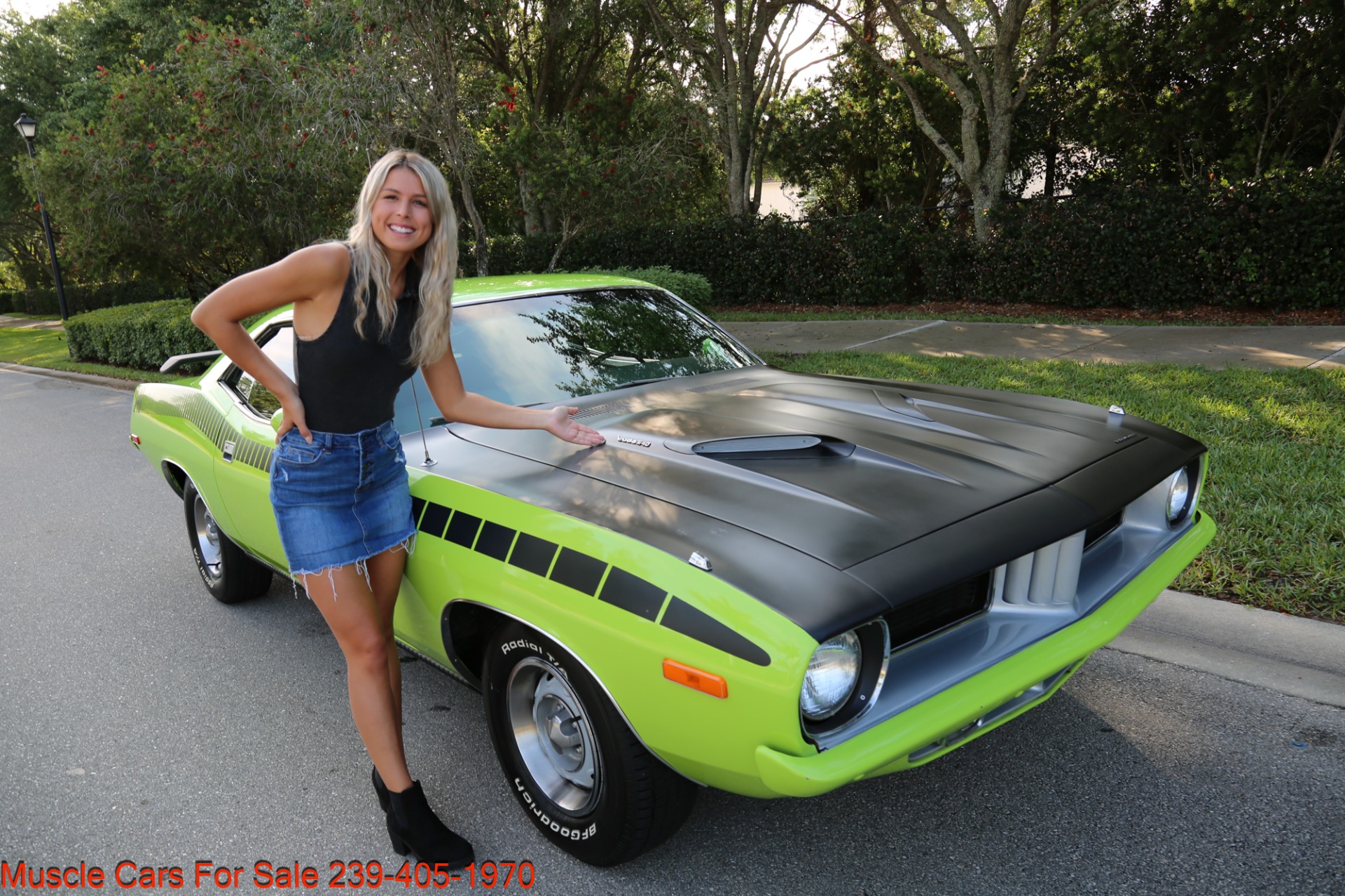 Used 1973 Plymouth Cuda 340 4 Speed for sale Sold at Muscle Cars for Sale Inc. in Fort Myers FL 33912 1