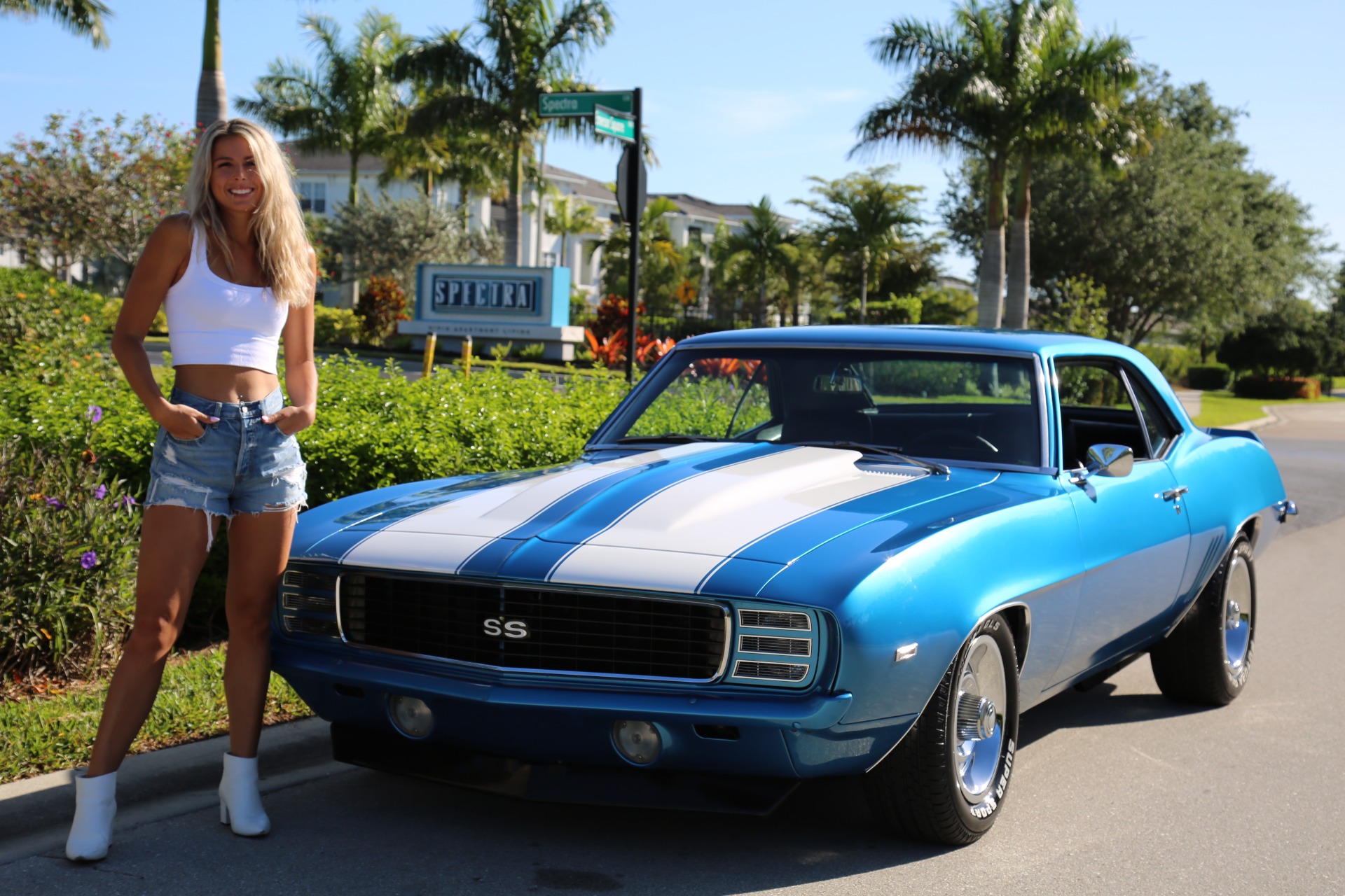 Used 1969 Chevrolet Camaro V8 Auto for sale Sold at Muscle Cars for Sale Inc. in Fort Myers FL 33912 2