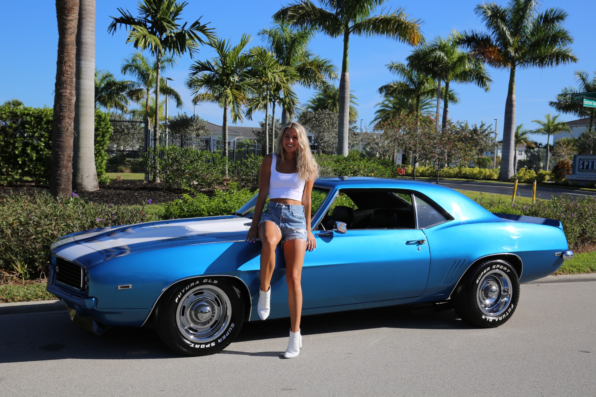 Used 1969 Chevrolet Camaro V8 Auto for sale Sold at Muscle Cars for Sale Inc. in Fort Myers FL 33912 6