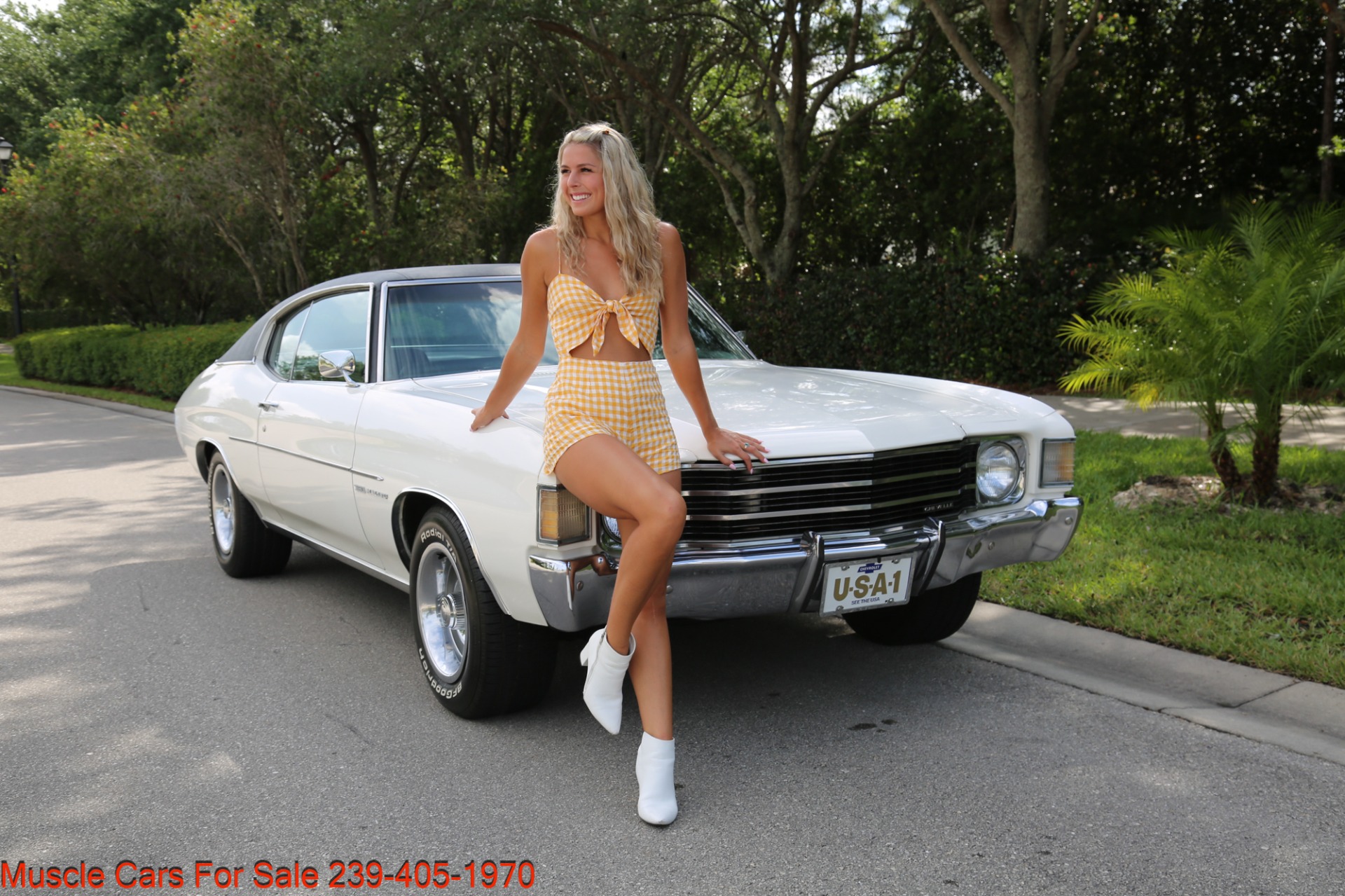 Used 1972 Chevrolet Chevelle Malibu V8 Auto for sale Sold at Muscle Cars for Sale Inc. in Fort Myers FL 33912 4