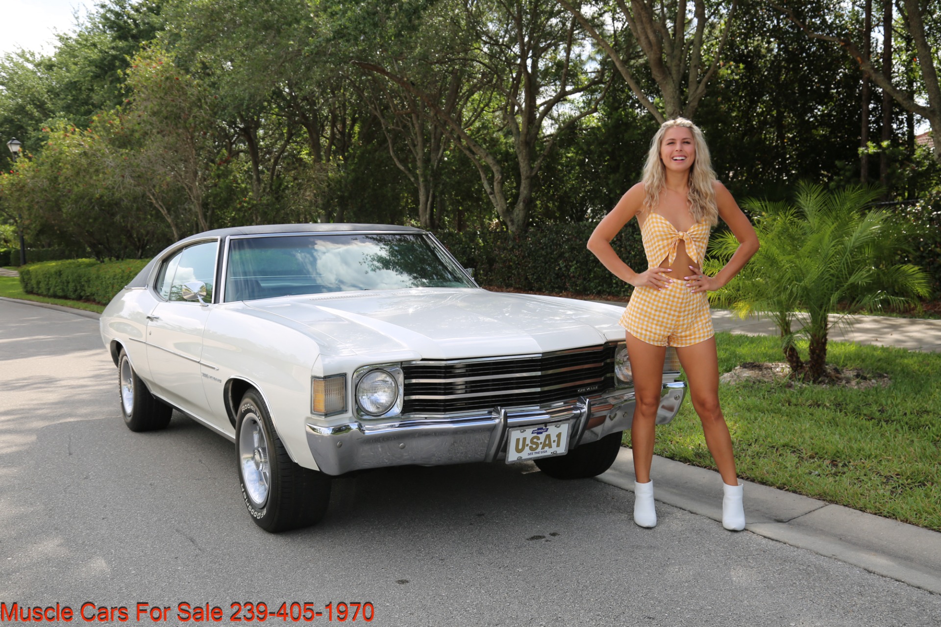 Used 1972 Chevrolet Chevelle Malibu V8 Auto for sale Sold at Muscle Cars for Sale Inc. in Fort Myers FL 33912 5