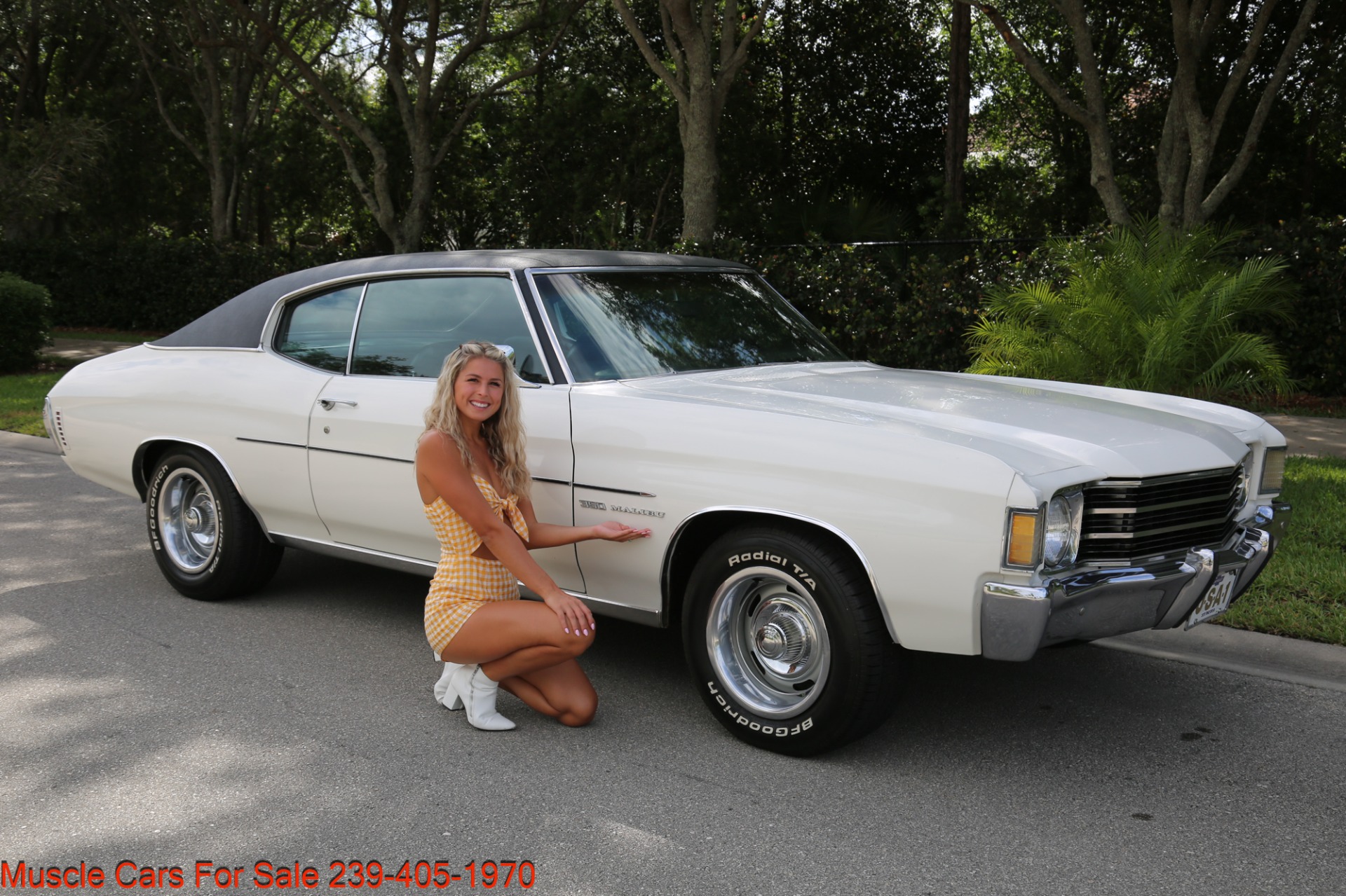 Used 1972 Chevrolet Chevelle Malibu V8 Auto for sale Sold at Muscle Cars for Sale Inc. in Fort Myers FL 33912 1