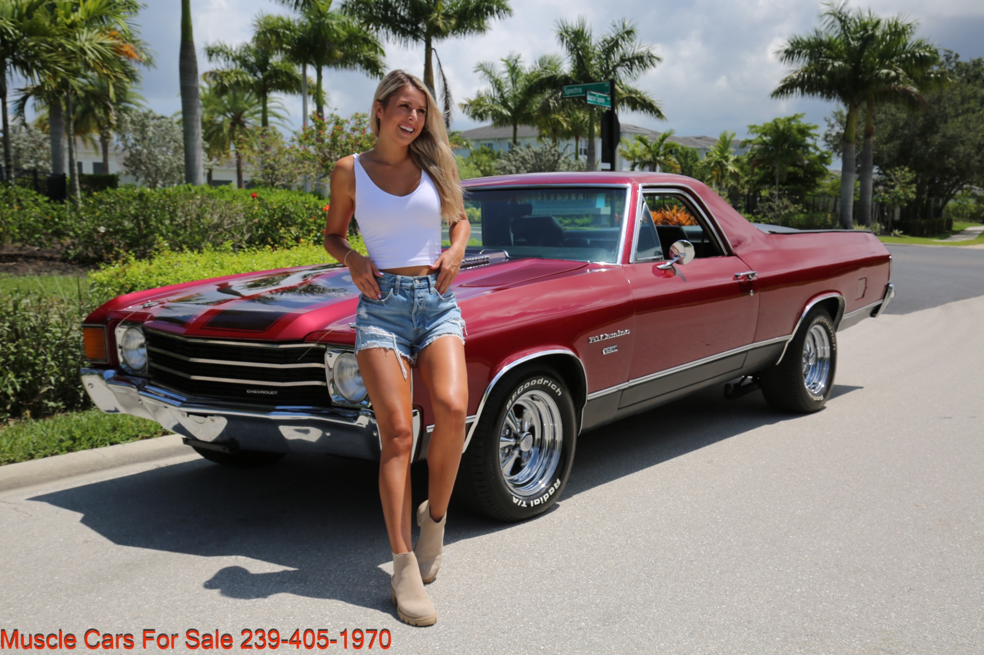 Used 1972 Chevrolet El Camino V8 Auto for sale Sold at Muscle Cars for Sale Inc. in Fort Myers FL 33912 2
