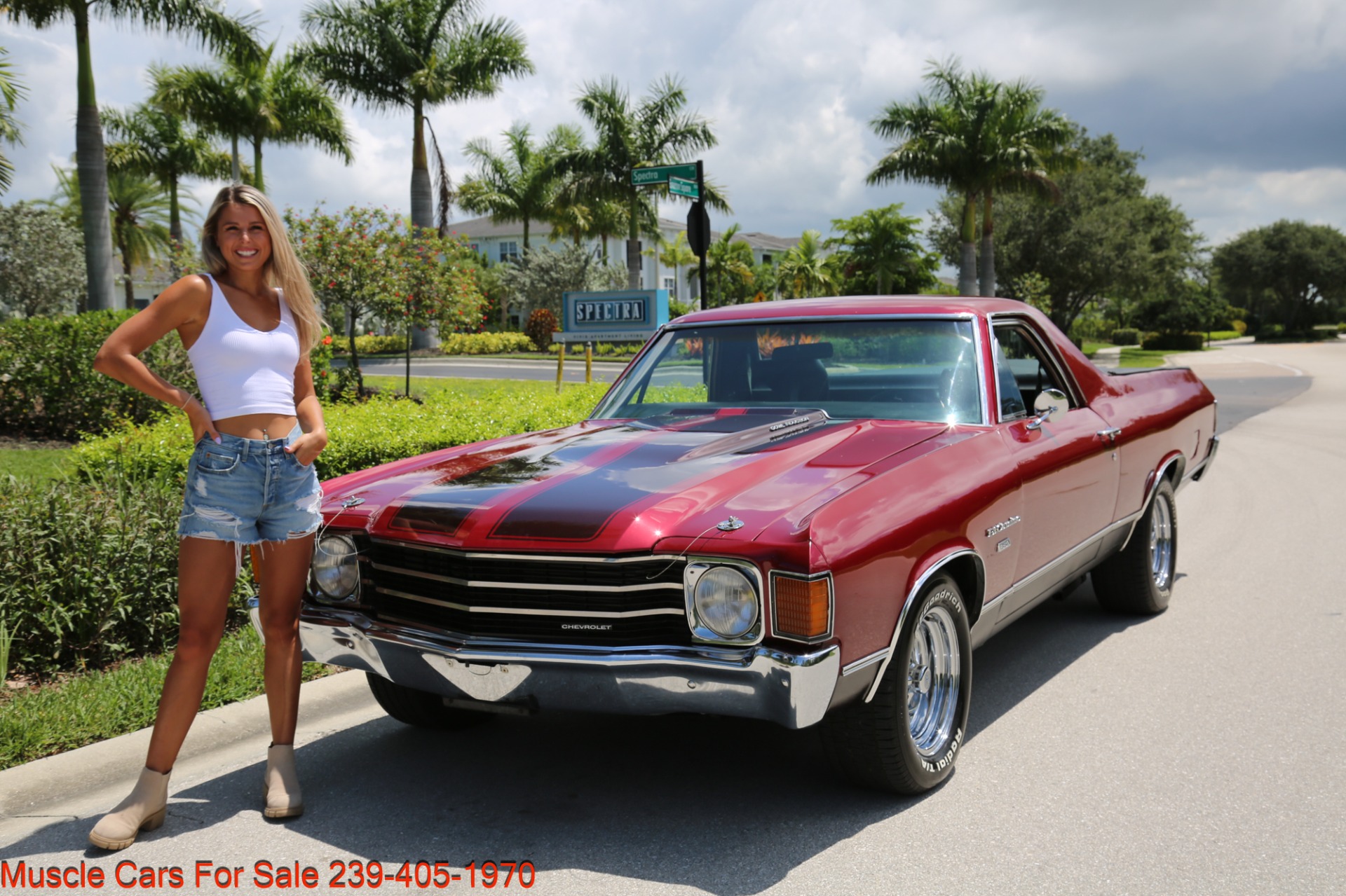 Used 1972 Chevrolet El Camino V8 Auto for sale $23,500 at Muscle Cars for Sale Inc. in Fort Myers FL 33912 8