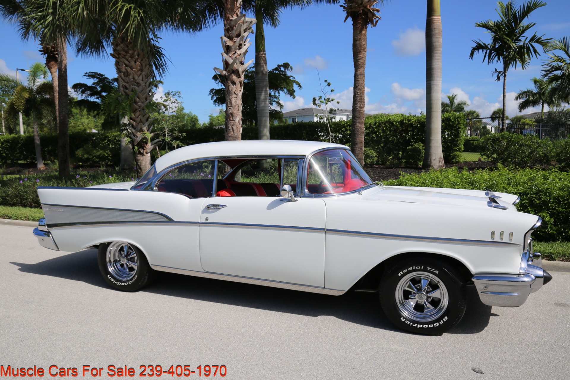 Used 1957 Chevrolet Belair 2 Door 350 V8 for sale Sold at Muscle Cars for Sale Inc. in Fort Myers FL 33912 6