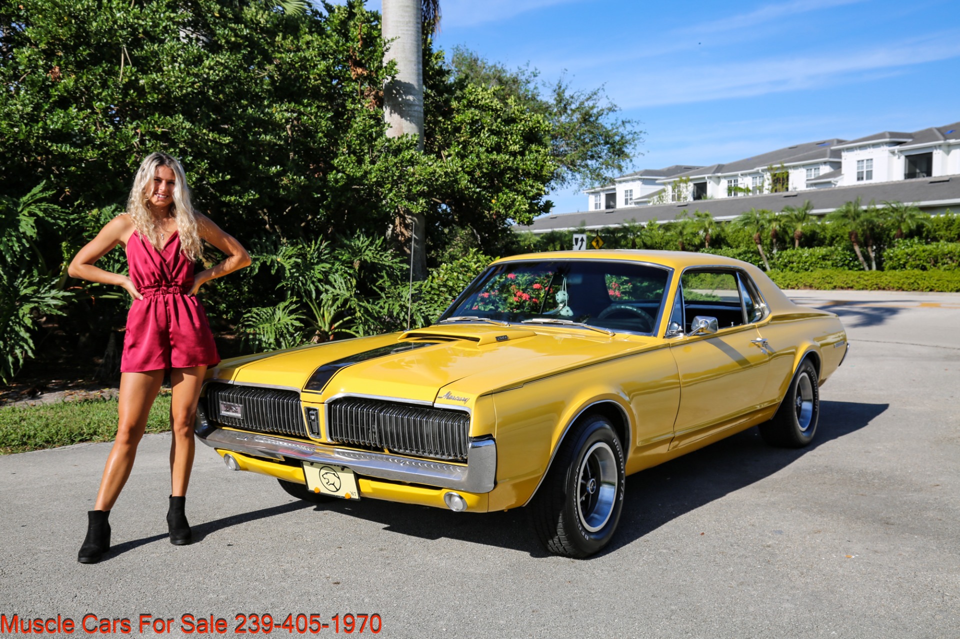 Used 1967 Mercury Cougar V8 Auto for sale Sold at Muscle Cars for Sale Inc. in Fort Myers FL 33912 4