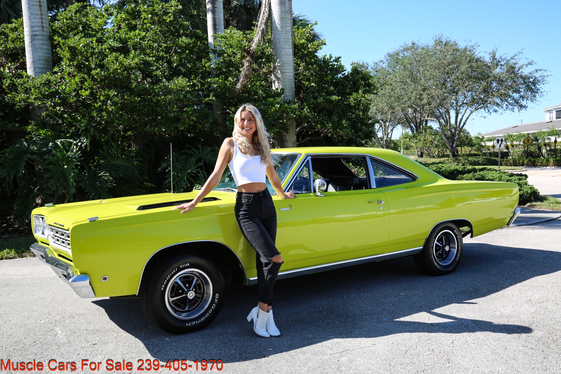 Used 1968 Plymouth Road Runner 383 4 barrel for sale Sold at Muscle Cars for Sale Inc. in Fort Myers FL 33912 2