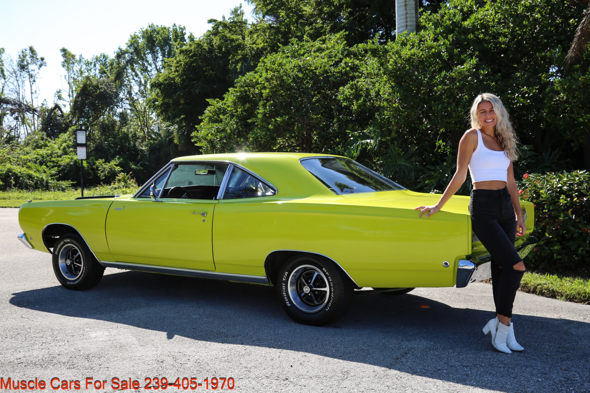 Used 1968 Plymouth Road Runner 383 4 barrel for sale Sold at Muscle Cars for Sale Inc. in Fort Myers FL 33912 4