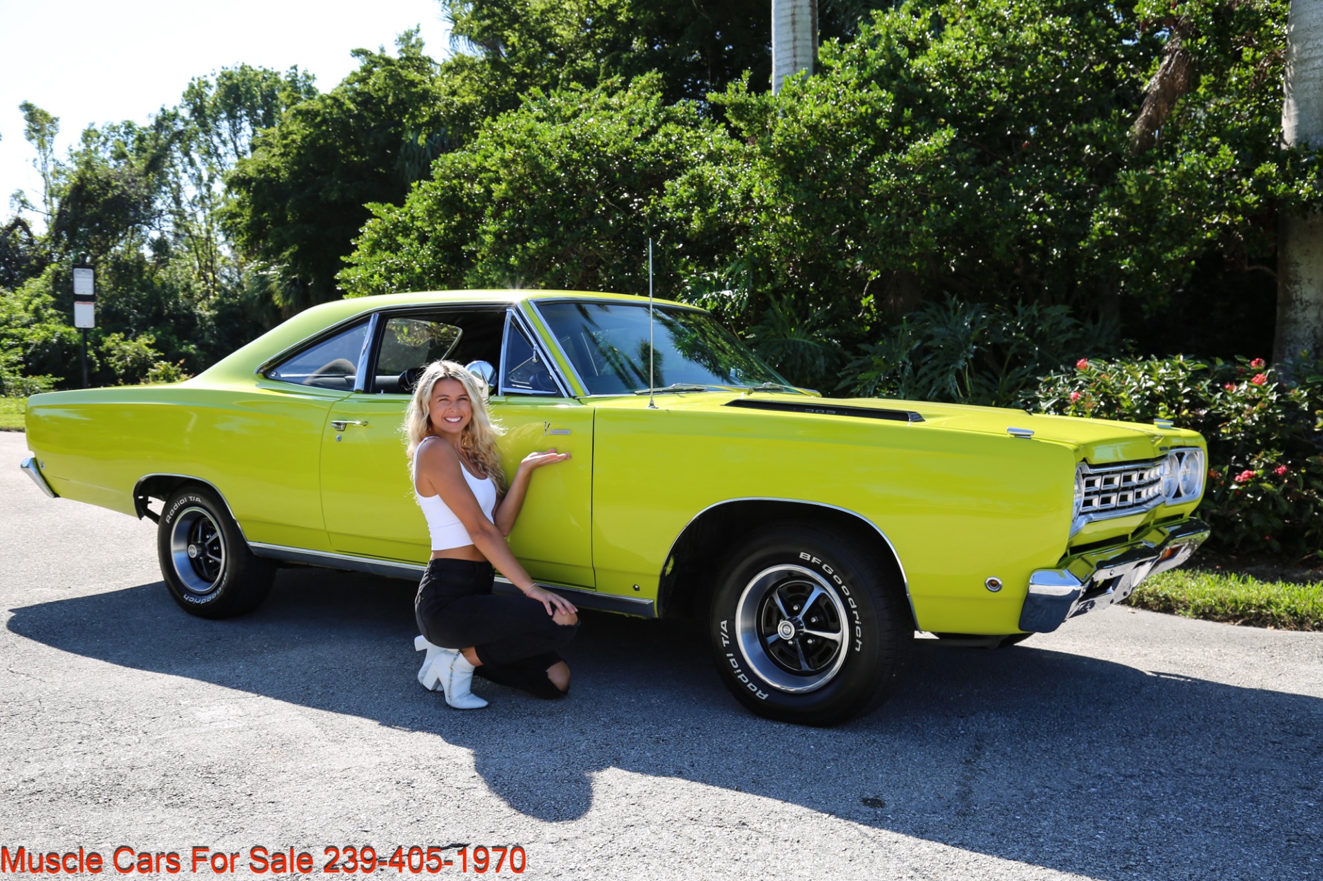 Used 1968 Plymouth Road Runner 383 4 barrel for sale $39,900 at Muscle Cars for Sale Inc. in Fort Myers FL 33912 1
