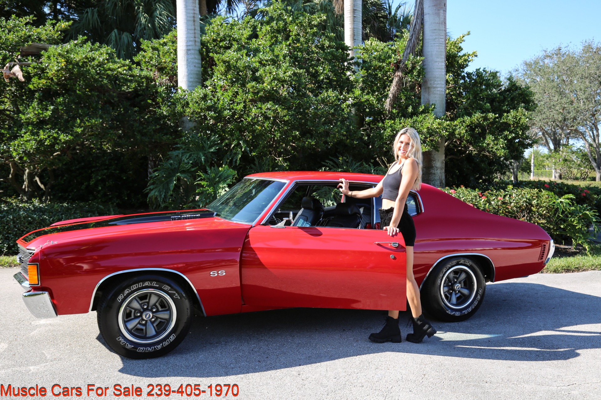 Used 1972 Chevrolet Chevelle SS Super Sport with Build Sheet for sale Sold at Muscle Cars for Sale Inc. in Fort Myers FL 33912 4