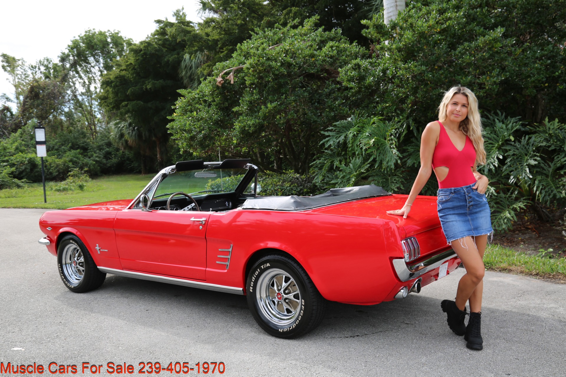 Used 1966 Ford Mustang Convertible for sale Sold at Muscle Cars for Sale Inc. in Fort Myers FL 33912 2
