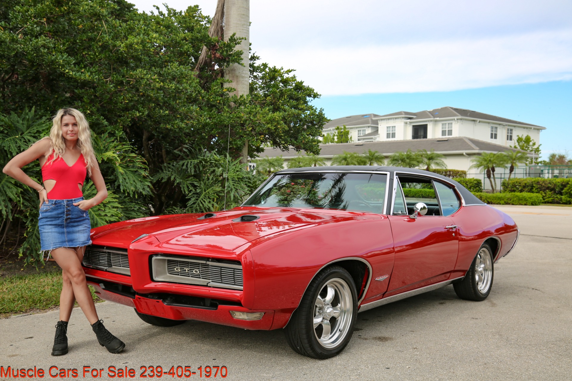 Used 1968 Pontiac GTO 400 4 Speed manual for sale Sold at Muscle Cars for Sale Inc. in Fort Myers FL 33912 2