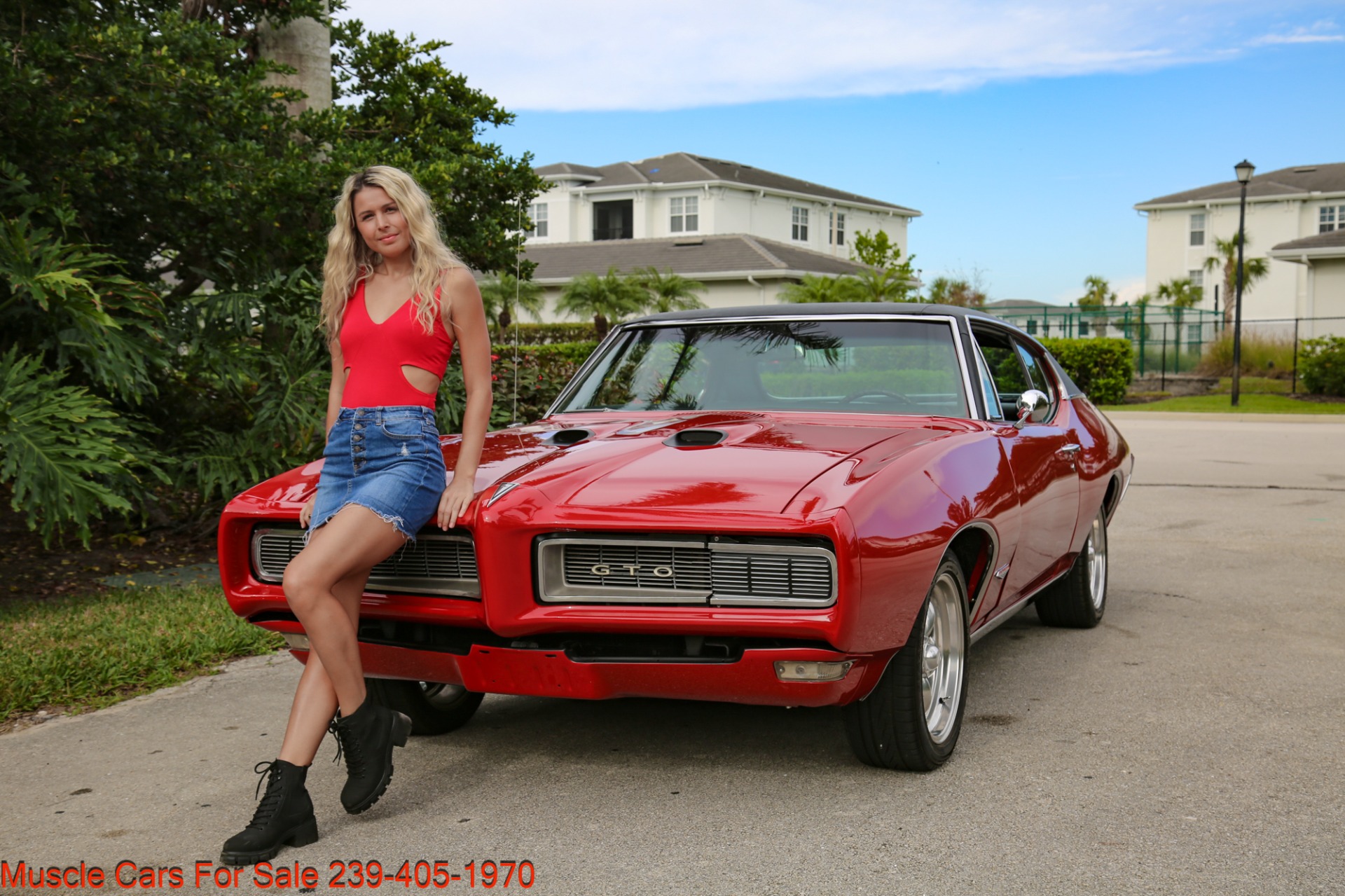 Used 1968 Pontiac GTO 400 4 Speed manual for sale Sold at Muscle Cars for Sale Inc. in Fort Myers FL 33912 4