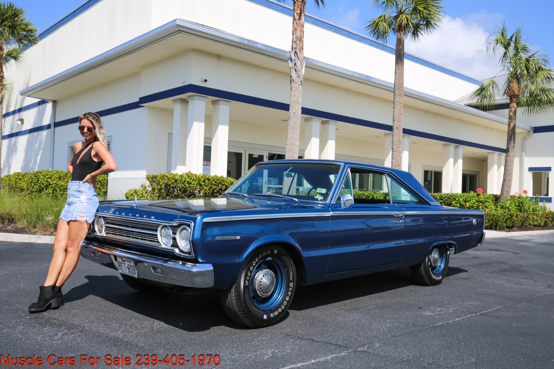 Used 1967 Plymouth Belvedere ll V8 Auto Air Conditioning for sale Sold at Muscle Cars for Sale Inc. in Fort Myers FL 33912 1