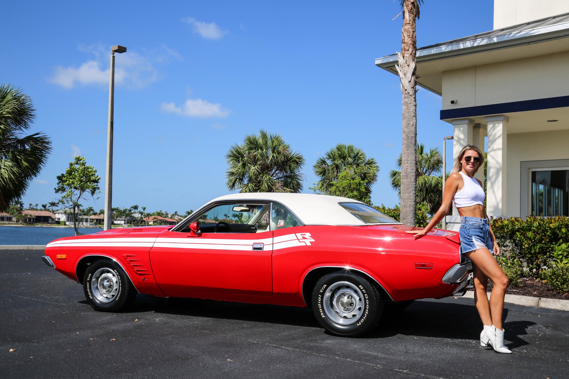 Used 1973 Dodge Challenger # Match 340 Car Cold AC for sale Sold at Muscle Cars for Sale Inc. in Fort Myers FL 33912 3