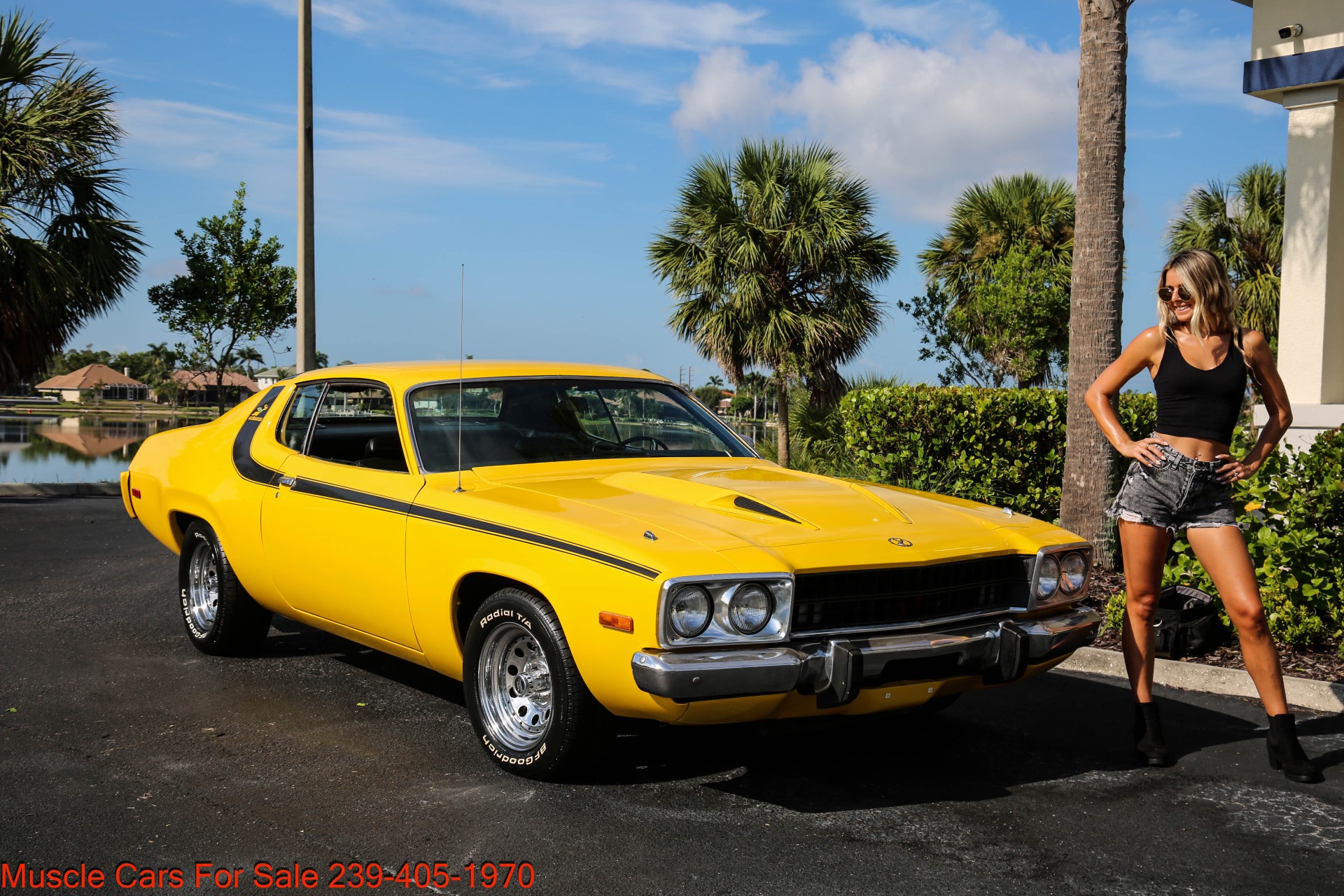 Used 1973 Plymouth Satalite Road runner V8 Auto AC for sale Sold at Muscle Cars for Sale Inc. in Fort Myers FL 33912 1