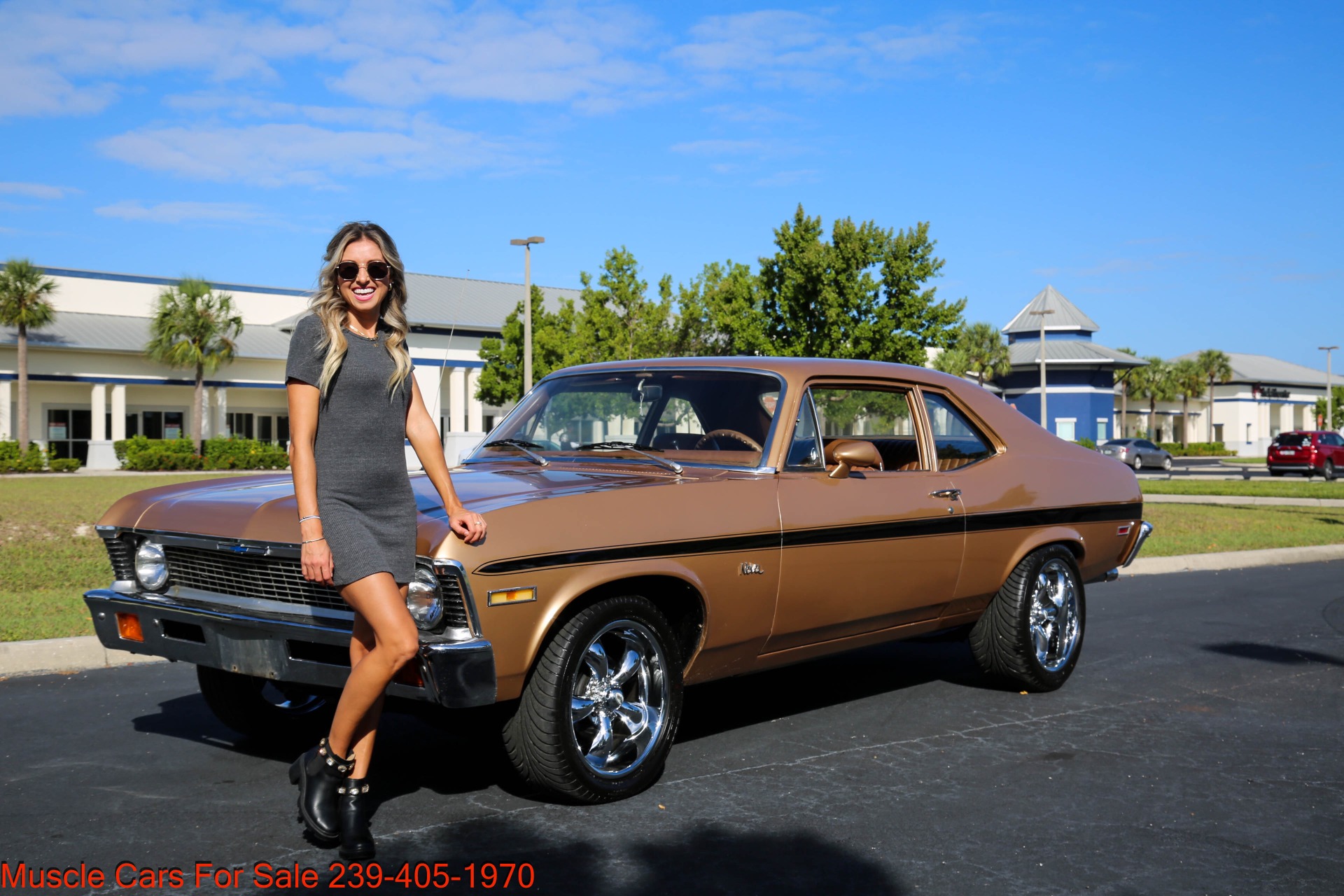 Used 1971 Chevrolet Nova V8 Auto for sale $25,500 at Muscle Cars for Sale Inc. in Fort Myers FL 33912 2
