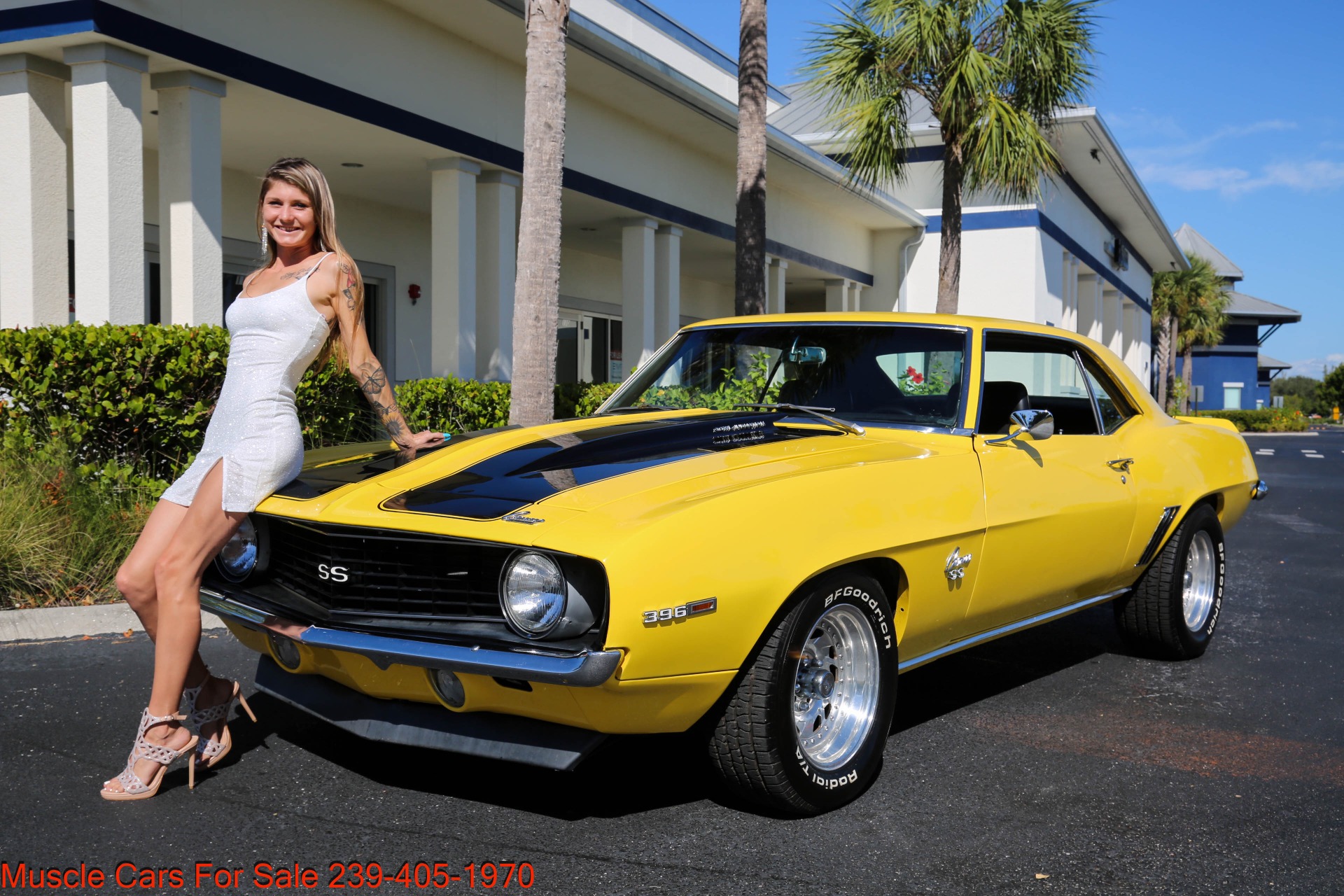 Used 1969 Chevrolet Camaro SS 396 4 speed for sale $55,000 at Muscle Cars for Sale Inc. in Fort Myers FL 33912 3