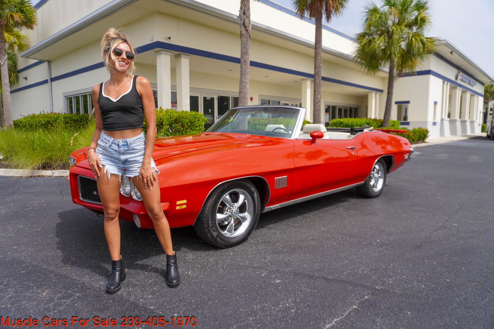 Used 1971 Pontiac Lemans Lehmans Sport Convertible GTO trimed for sale Sold at Muscle Cars for Sale Inc. in Fort Myers FL 33912 2