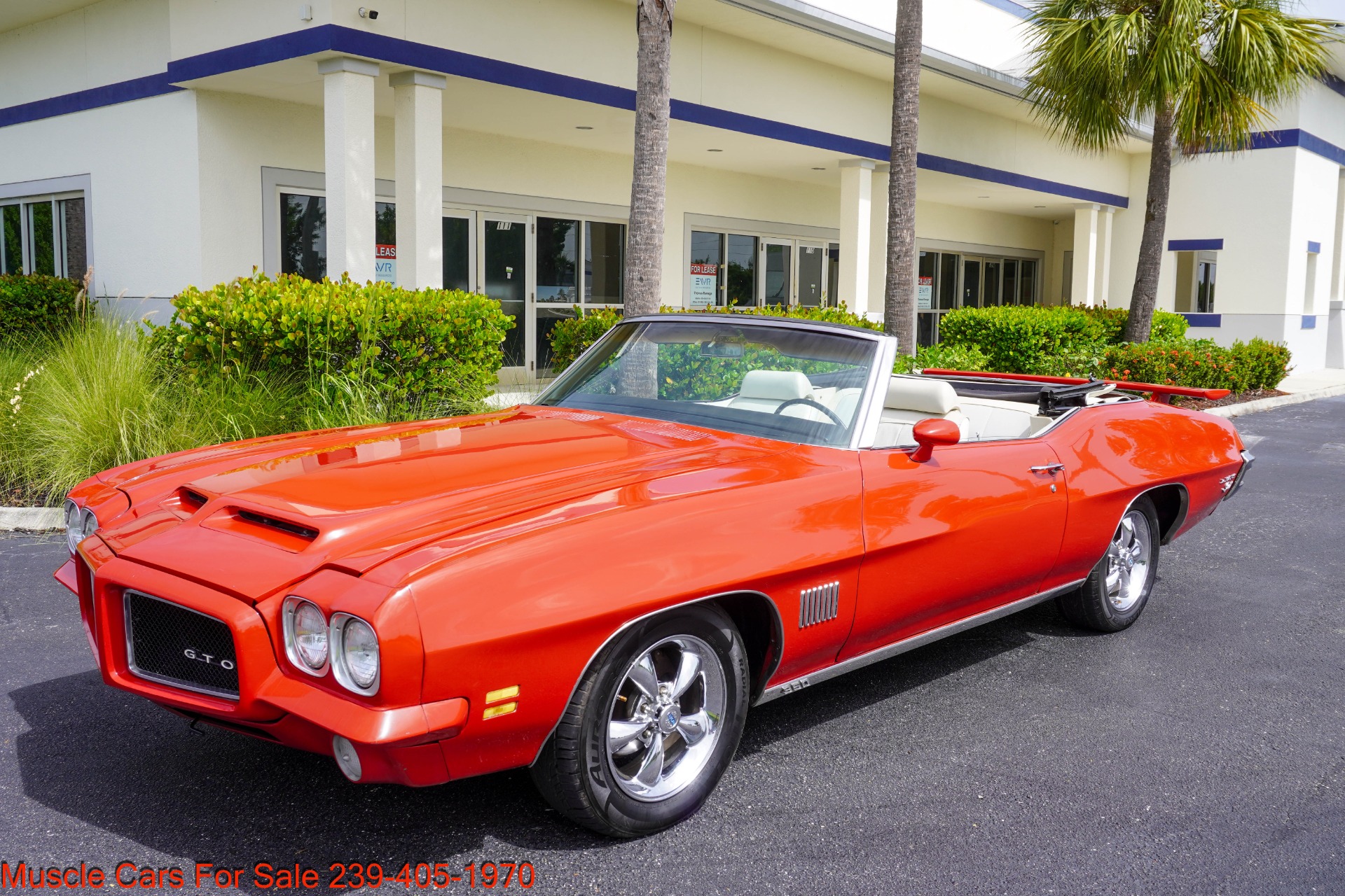 Used 1971 Pontiac Lemans Lehmans Sport Convertible GTO trimed for sale Sold at Muscle Cars for Sale Inc. in Fort Myers FL 33912 4