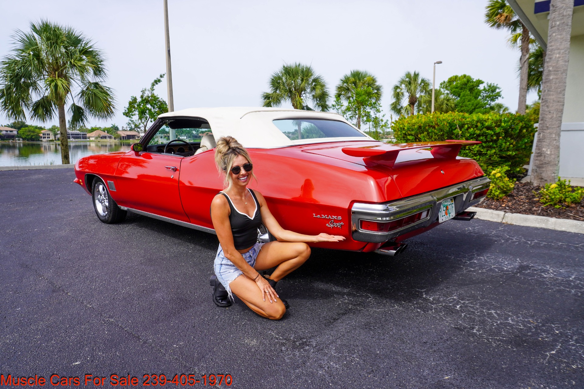 Used 1971 Pontiac Lemans Lehmans Sport Convertible GTO trimed for sale Sold at Muscle Cars for Sale Inc. in Fort Myers FL 33912 7