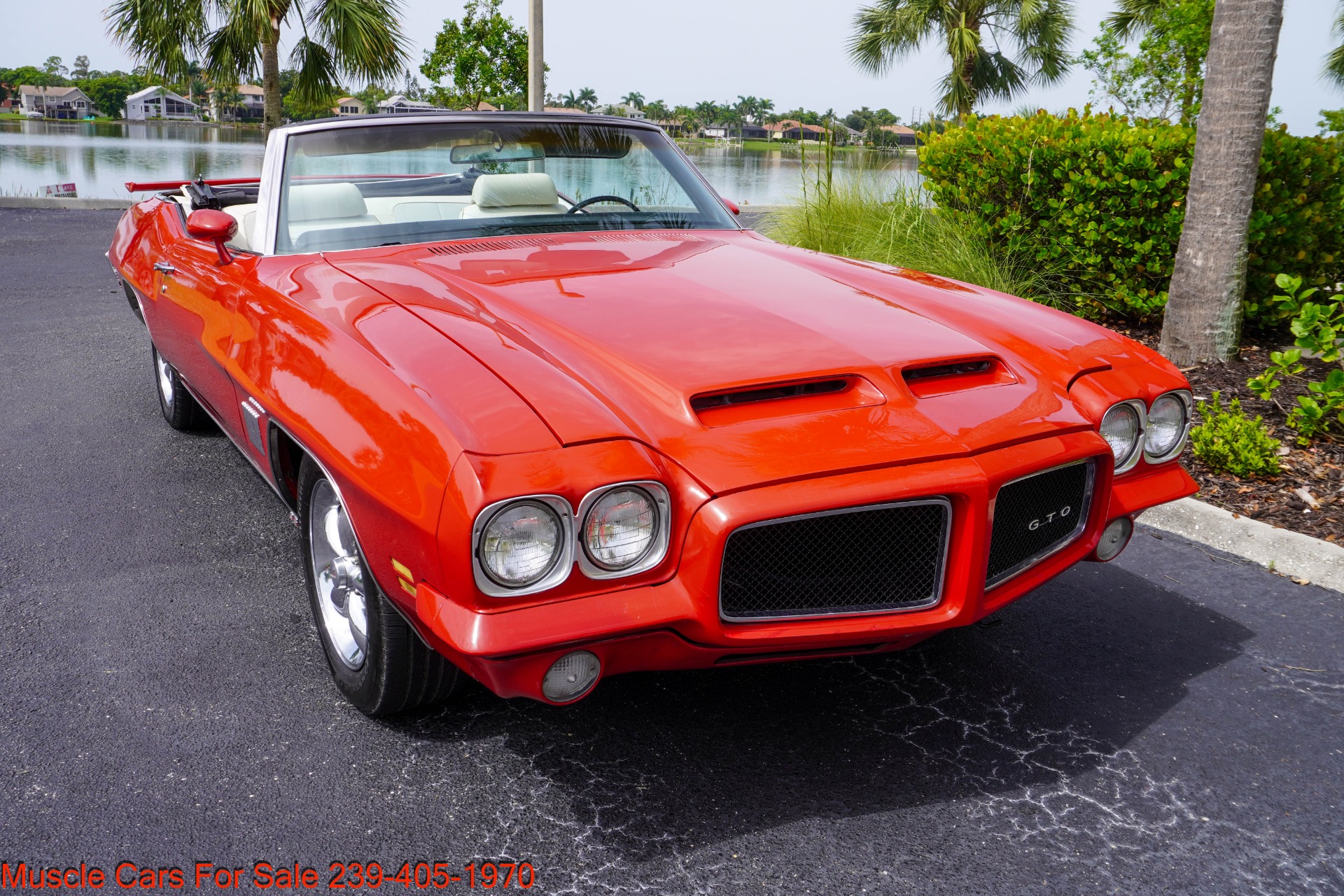 Used 1971 Pontiac Lemans Lehmans Sport Convertible GTO trimed for sale Sold at Muscle Cars for Sale Inc. in Fort Myers FL 33912 8