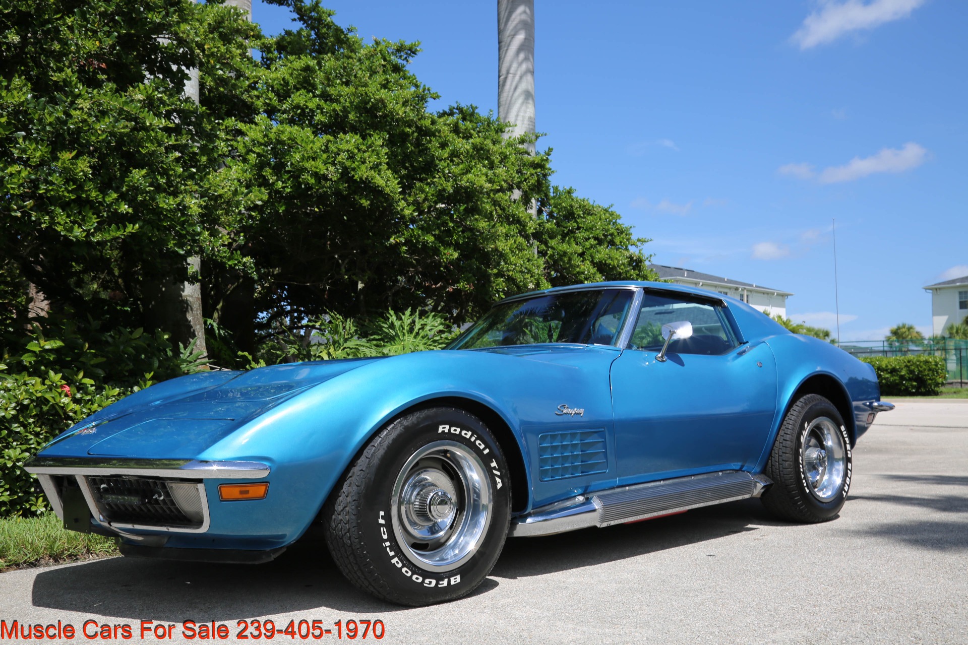 Used 1971 Chevrolet Corvette Stingray V8 Auto for sale Sold at Muscle Cars for Sale Inc. in Fort Myers FL 33912 2