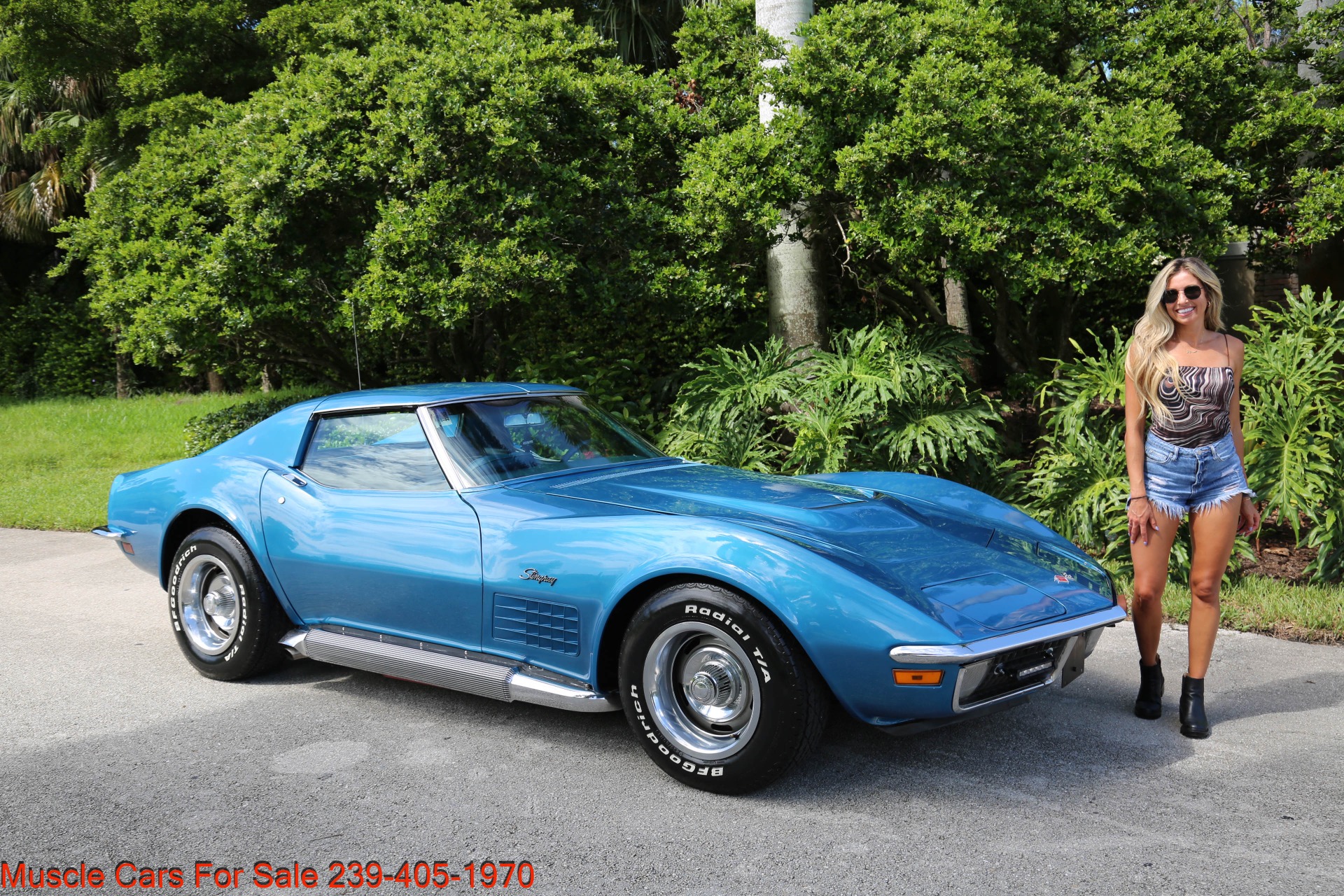 Used 1971 Chevrolet Corvette Stingray V8 Auto for sale Sold at Muscle Cars for Sale Inc. in Fort Myers FL 33912 1