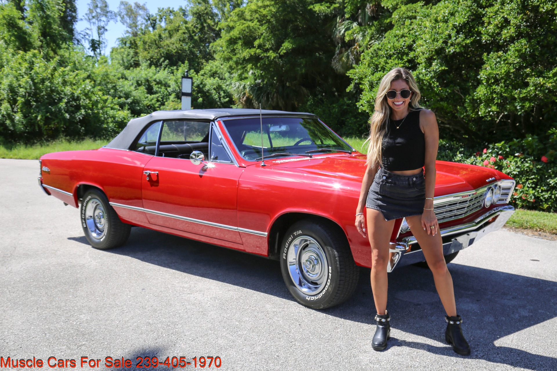 Used 1967 Chevrolet Chevelle Malibu Convertible for sale Sold at Muscle Cars for Sale Inc. in Fort Myers FL 33912 2