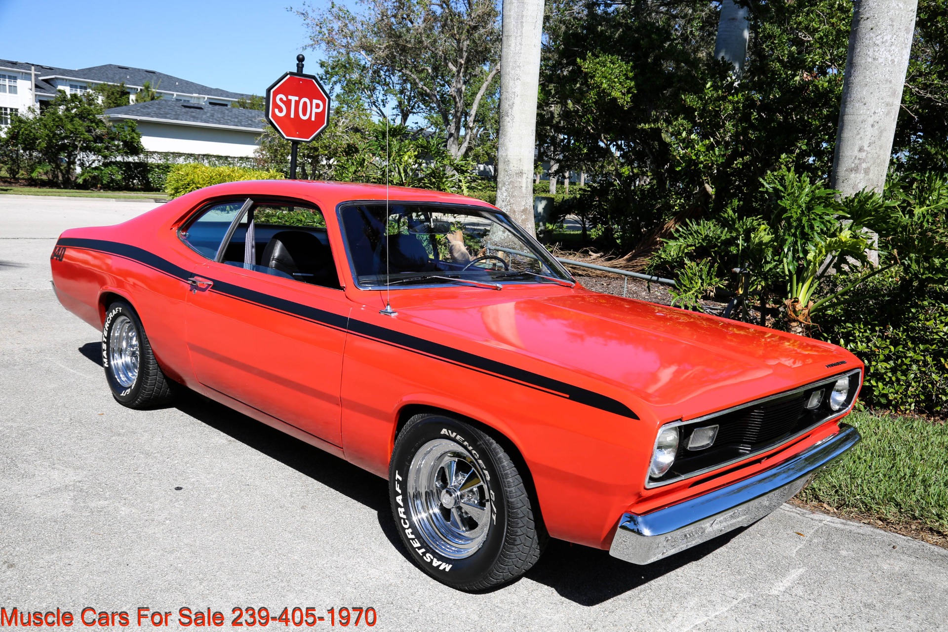 Used 1972 Plymouth Duster 360 V8 Automatic for sale Sold at Muscle Cars for Sale Inc. in Fort Myers FL 33912 1