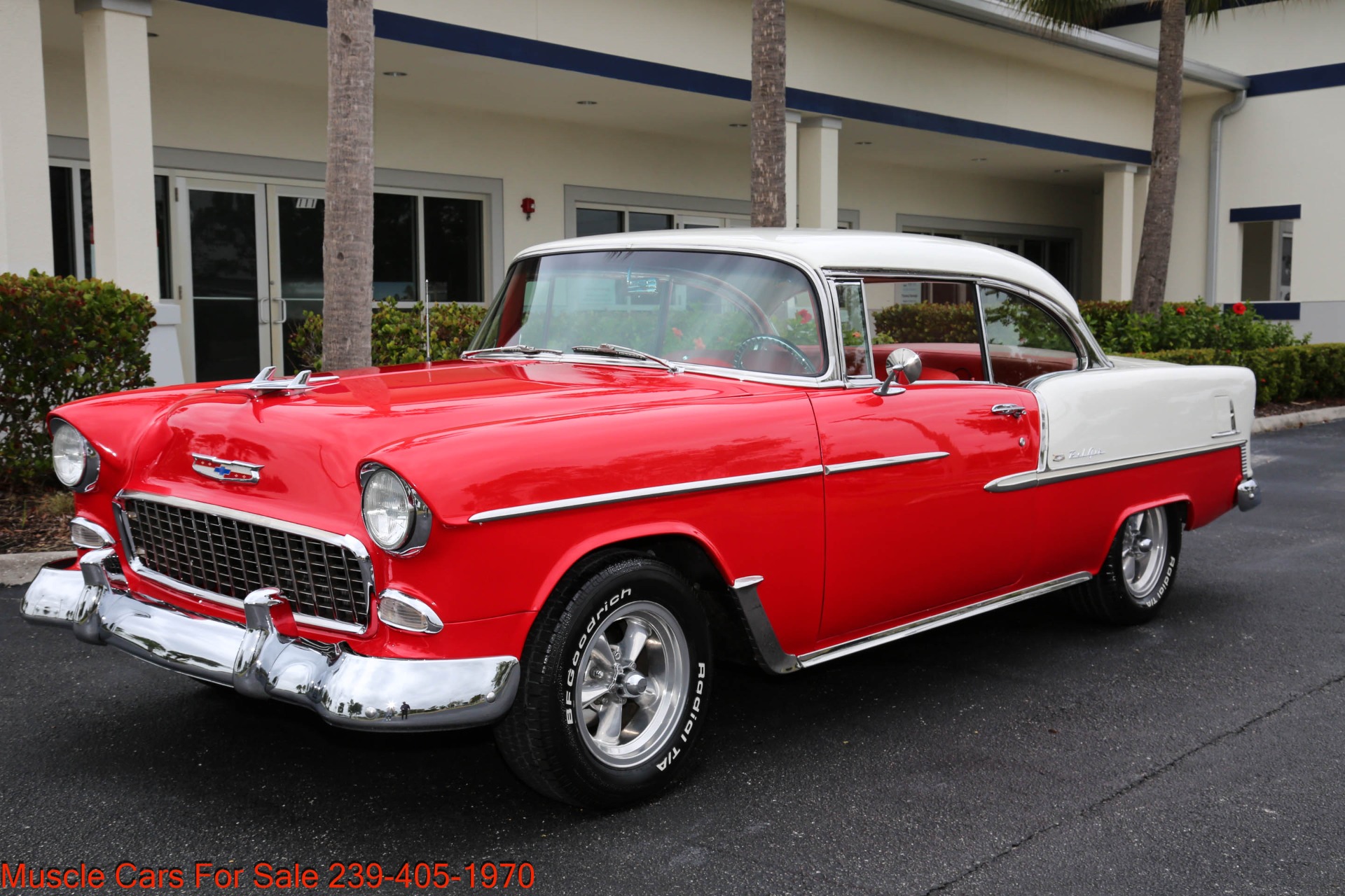 Used 1955 Chevrolet Belair V8 Auto for sale Sold at Muscle Cars for Sale Inc. in Fort Myers FL 33912 2