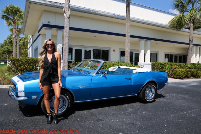 Used 1968 Chevrolet Camaro 327 v8 4 Barrel PS PB Dual Exhaust for sale $45,500 at Muscle Cars for Sale Inc. in Fort Myers FL