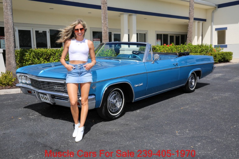 Used 1966 Chevrolet Impala SS Convertible for sale $37,500 at Muscle Cars for Sale Inc. in Fort Myers FL